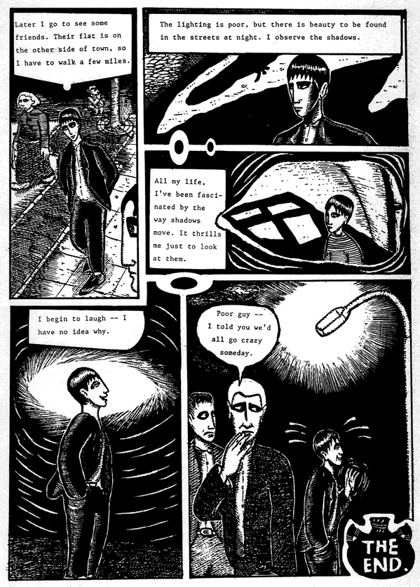 'A Day in Serbia' page 4; a dream-comic drawn by Aleksandar Zograf.