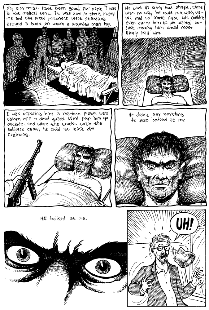 'Dream?' page 2; a dream-comic drawn by Kjartan Arnorsson.