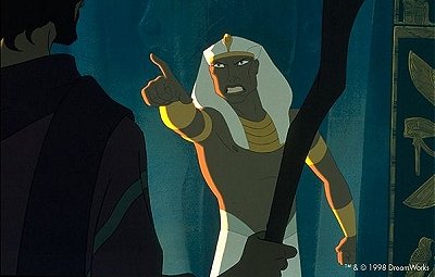 Pharaoh from animated film 'Prince of Egypt', Dreamworks, 1998.