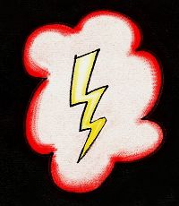 Sketch of a yellow lightning bolt by Chris Wayan.