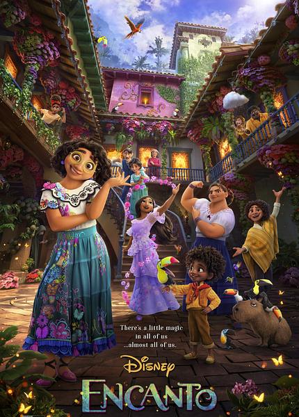 . Poster for Disney movie 'Encanto'. Click to enlarge.