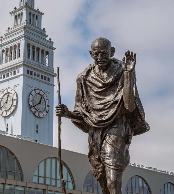 Statue of Gandhi, The Embarcadero, San Francisco.