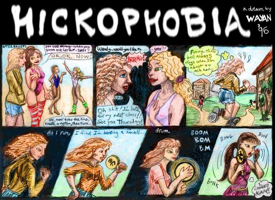 page 1 of the dream 'Hickophobia'.