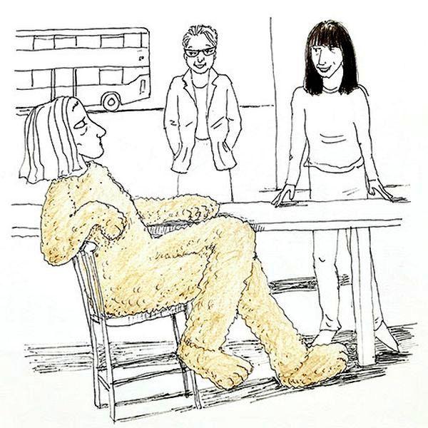Bear Suit: dream art by Jane Gifford.