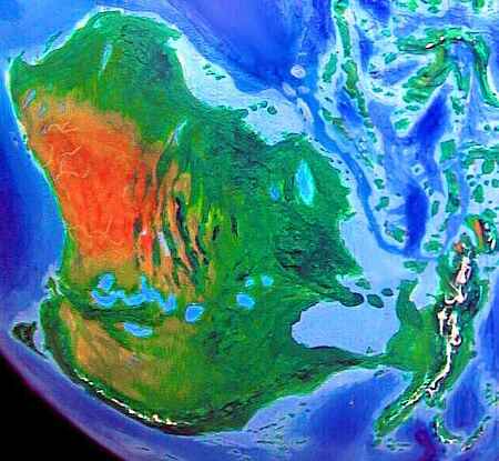 Australia-Papua, a combined continent on an alternate Earth called Jaredia