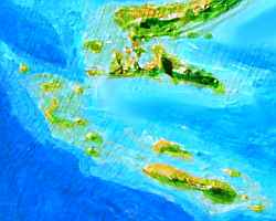 The Ro Islands south of Kilnu, on Lyr, a model of a huge sea-world.