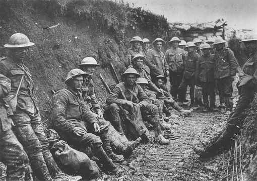 World War I trench.