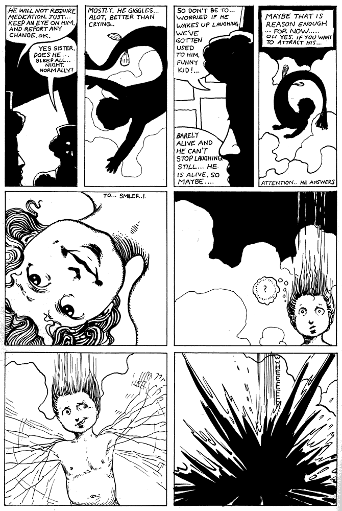 Page 3 of 'Merboy', a comic by Al Davison telling a childhood dream.