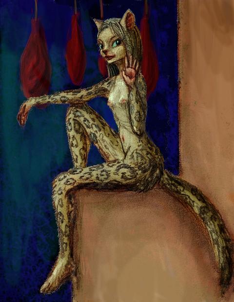 Mademoiselle Toothsmooth, dreamed by Yves Delage (1915), drawn by Wayan (2018). Click to enlarge.