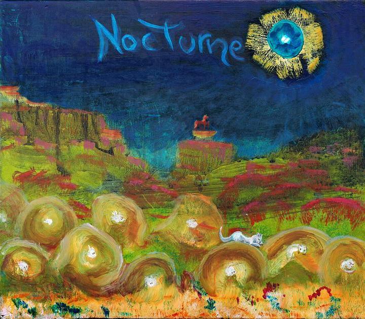 Back cover of 'Nocturne': dreamscape by Wayan; click to enlarge