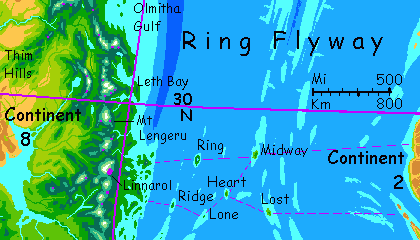 Map of Ring Flyway between Continents 2 and 8 on Pegasia, an Earthlike moon.