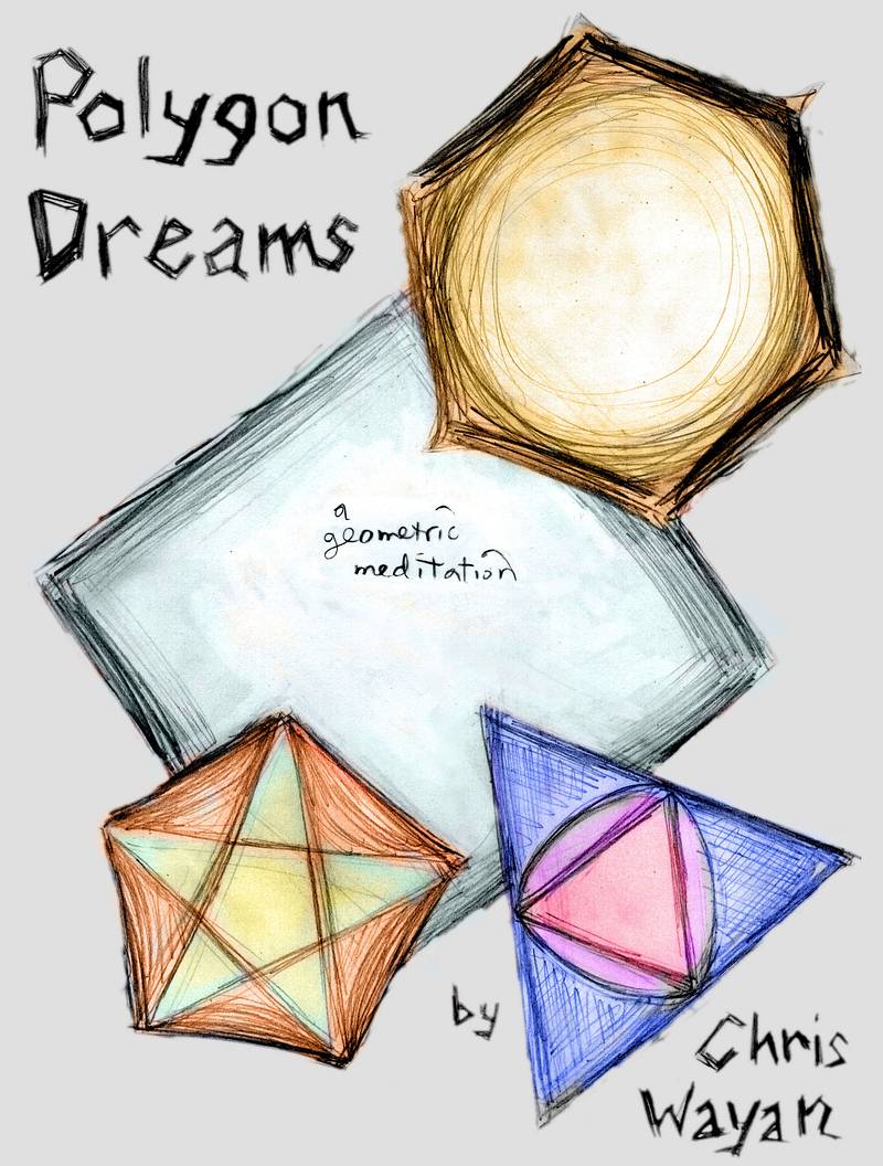 Cover of 'Polygon Dreams', experimental comic by Wayan.