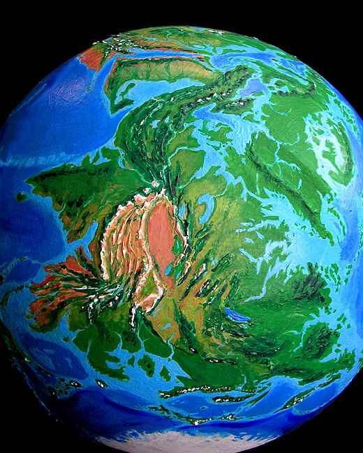 Orbital view of Seapole, a climatologically alternate Earth: Asia. Europe at top, India on left. Click to enlarge.