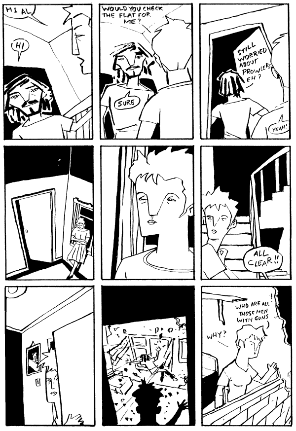 'Three Dreams', a comic by Al Davison; p.2