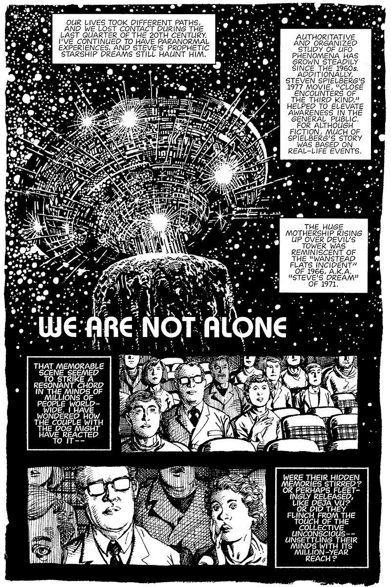 Page 10 of 'UFO POV', an autobiographical comic by Barry Windsor-Smith.
