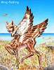Winged antelope; native of Venus after terraforming