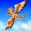 A gryphon flying; native of Venus after terraforming
