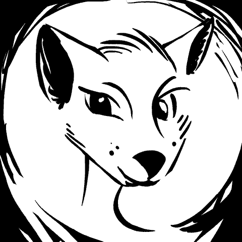 Ink self-portrait as a flying fox. Dream sketch by Wayan.